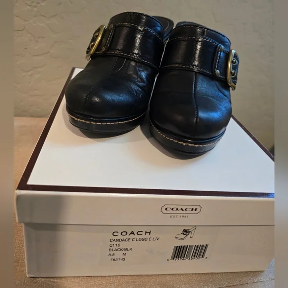 Coach Black 4 Inc. Women's Clogs - Picture 2 of 9